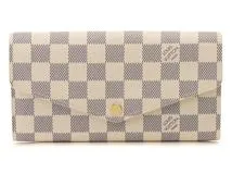 LOUIS VUITTON ルイ・ヴィトン 長財布 ポルトフォイユ・サラ ダミエ・アズール N63208 【472】A の購入なら「質」の大黒屋（公式）