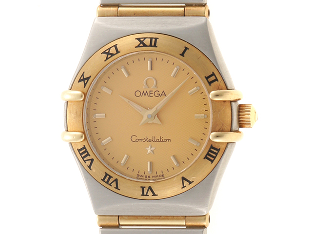 OMEGA オメガ コンステレーション 1262.10 イエローゴールド ステンレス ゴールド文字盤 電池式 クオーツ 女性用腕時計  【473】の購入なら「質」の大黒屋（公式）