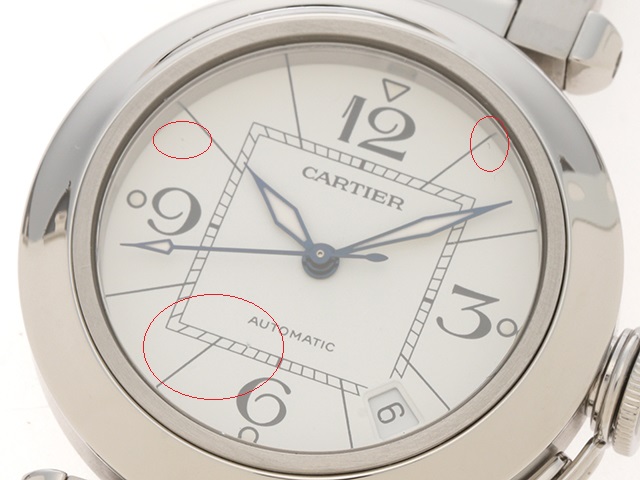 Cartier カルティエ パシャC W31074M7 ホワイト ステンレススチール 男女兼用 自動巻き 外装仕上げ済み （2148103455001）【200】 image number 8