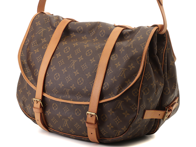 ルイ・ヴィトン モノグラム ソミュール43 ショルダーバッグ LOUIS
