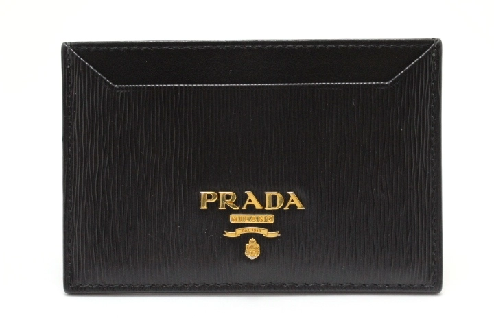 PRADA プラダ カードケース 1MC208 ブラック レザー 【460】2148103458057