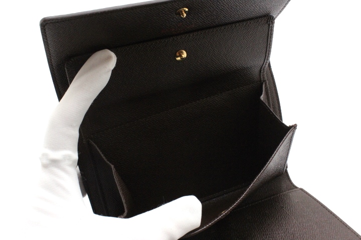 LOUIS VUITTON ダミエ ポルトトレゾール エテュイパピエN61202 美品 ルイヴィトン ダミエ ポルトトレゾール エテュイパピエ