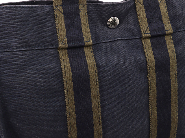 HERMES エルメス フールトゥトートPM ブルー グリーン パラジウム  