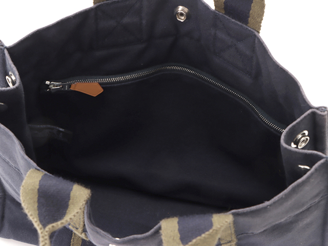 HERMES エルメス フールトゥトートPM ブルー グリーン パラジウム  