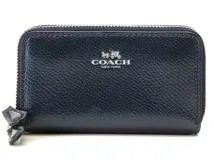 COACH コーチ ダブルジップコインパース 小銭入れ コインケース レザー