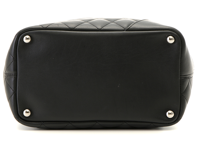 シャネル　カンボンライン CHANEL シャネル カンボンラインスモールポシェット ピンク×黒
