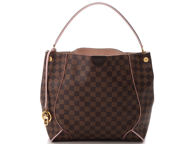 ルイヴィトン✨カイサ　ホーボー　N41556　ダミエ・エベヌ　ローズバレリーヌ ルイヴィトン カイサ ホーボー ダミエ エベヌ ローズバレリーヌ