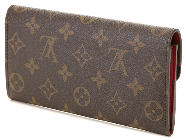 LOUIS VUITTON ルイ・ヴィトン ポルトフォイユ・エミリー 長財布 M60136 モノグラム ルージュ 【460】2148103465543  の購入なら「質」の大黒屋（公式）