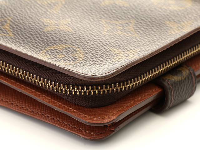 ☆超絶美品☆ ルイヴィトン　コンパクトジップ　モノグラム　ラウンドファスナー LOUIS VUITTON ルイヴィトン コンパクト・ジップ モノグラム MI0969