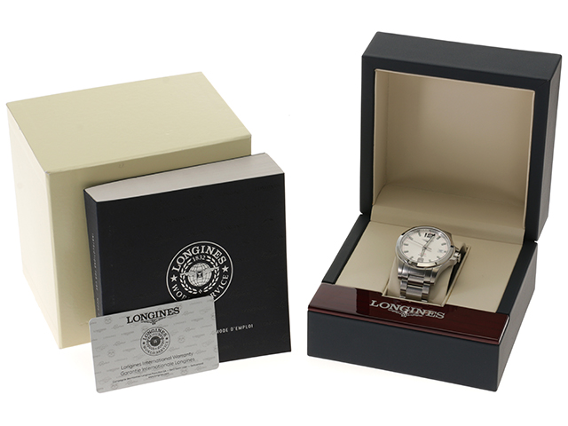 LONGINES ロンジン コンクエスト クオーツ L37164766 V.H.P 41mm