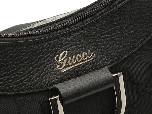 GUCCI グッチ アビー 265692 ブラック ナイロン/レザー【472】SS