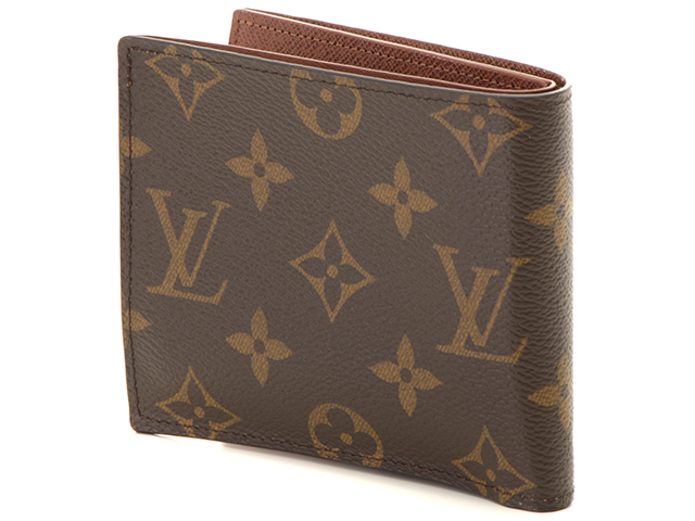 ルイヴィトン LOUIS VUITTON ポルトフォイユマルコNM M66467 モノグラムサバンナ 象/エレファント 2つ折り財布 モノグラムサバンナキャンバス ネイビー