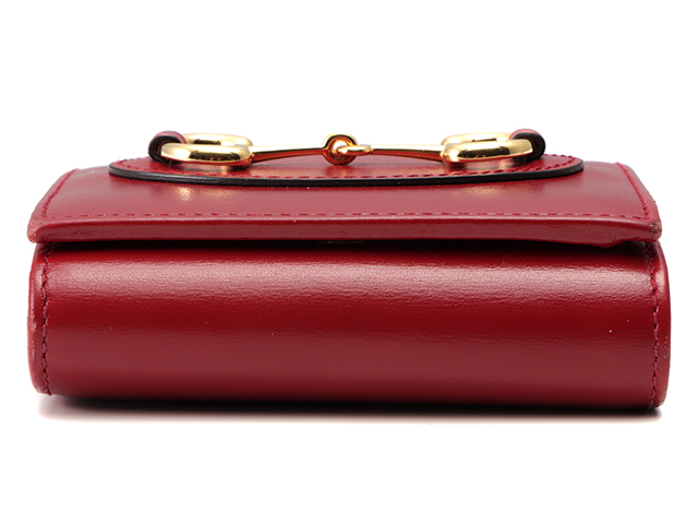 GUCCI グッチ ホースビット1955ウォレット 621891 レザー レッド