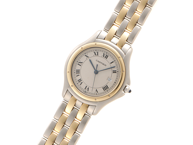 CARTIER パンテールクーガー SS YG レディース美品（CARTIER