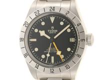 TUDOR　チューダー　時計　ブラックベイ プロ　GMT　79470　自動巻き　ブラック文字盤　ステンレス 　2148103470486　【437】