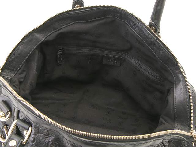 GUCCI グッチ グッチシマ スーキー ハンドバッグ ブラック