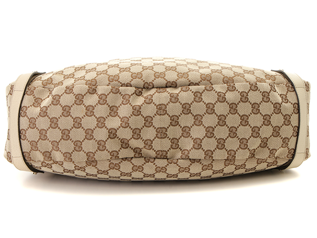 GUCCI グッチ トートバッグ GGキャンバス/カーフ ベージュ