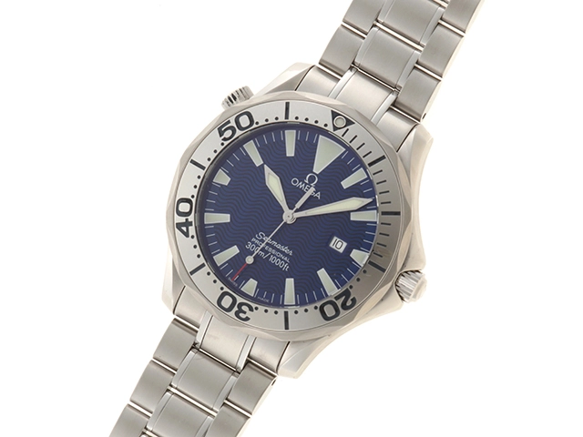 オメガ OMEGA 2542.80 ブルー メンズ 腕時計