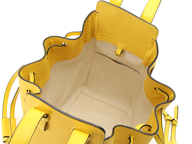 LOEWE イエロードローストリングバッグ 中古・古着通販】LOEWE (ロエベ) ミニドローストリングバッグ