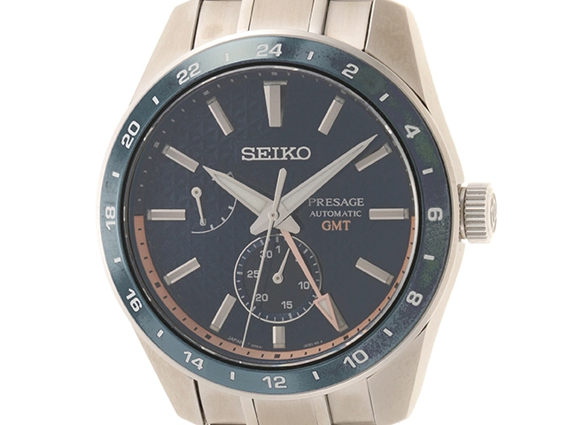 SEIKO セイコー 時計 プレザージュGMT SARF001/6R64-00C0 自動巻き