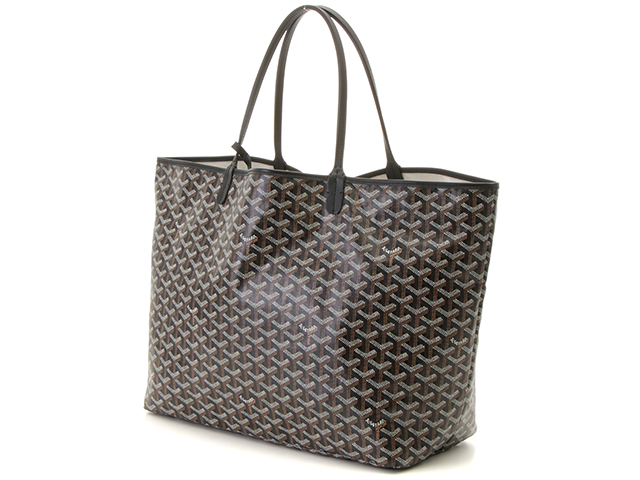 GOYARD ゴヤール サンルイGM トートバッグ PVC レザー ブラック