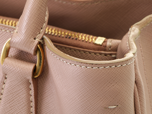 PRADA プラダ ガレリア2WAYショルダーバッグ BN1874 レザー ピンク 