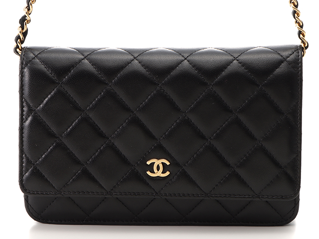 CHANEL マトラッセ チェーンウォレット ラムスキン | tradexautomotive.com