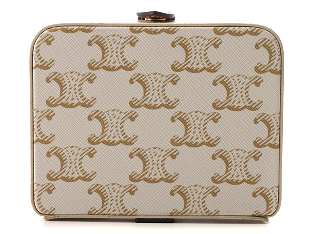 CELINE☆スモールジュエリーケーストリオンフキャンバス_パリ発 org.jpg