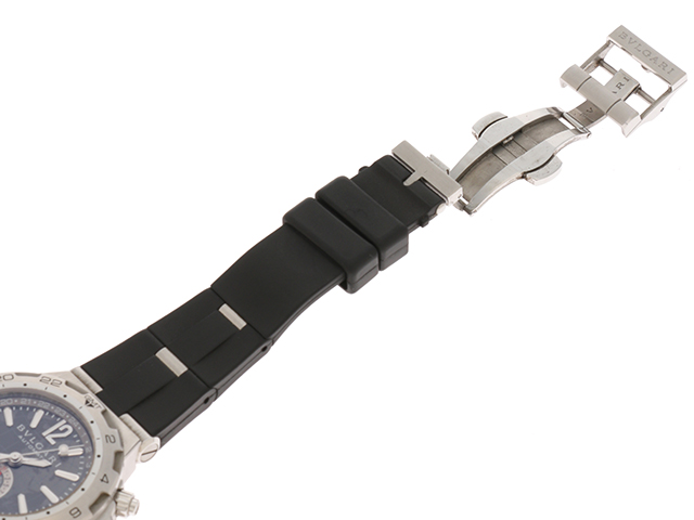 ブルガリ BVLGARI ディアゴノ プロフェッショナル エア GMT ベルト 中古)BVLGARI ブルガリ ディアゴノ プロフェッショナル エア