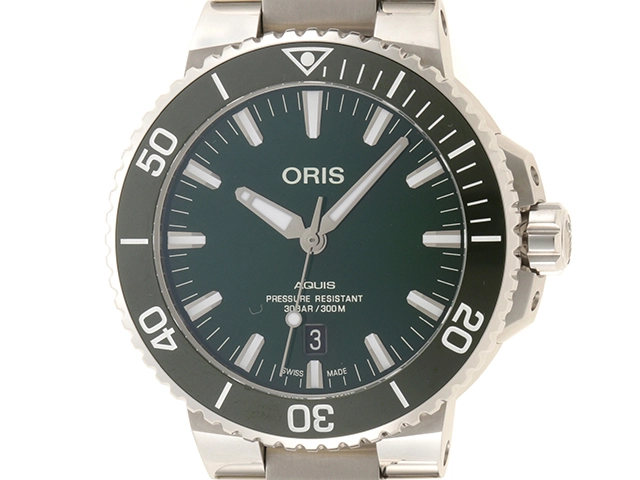 ORIS オリス アクイスデイト 01 733 7730 4157 自動巻き メンズ SS