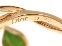 Dior　ディオール　リング　指輪　ディオレットリング　YG　イエローゴールド　D0.04ct　ダイヤモンド　マルチカラー　50号　12.2g　【472】A