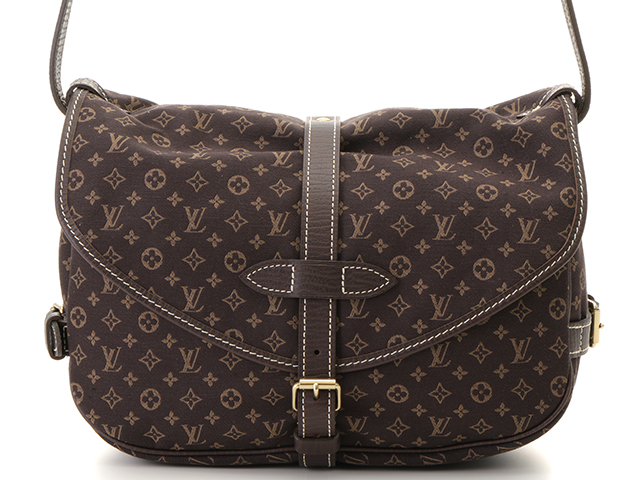 LOUIS VUITTON　ルイヴィトン　ソミュール30　モノグラム・ミニラン　エベヌ　M95227　2148103476693　【432】