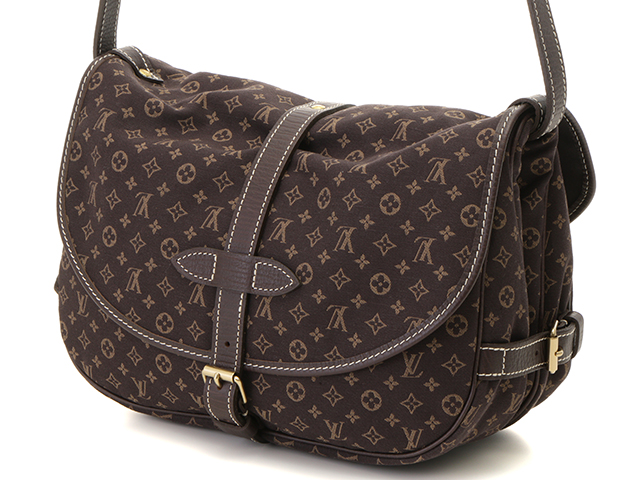 LOUIS VUITTON　ルイヴィトン　ソミュール30　モノグラム・ミニラン　エベヌ　M95227　2148103476693　【432】