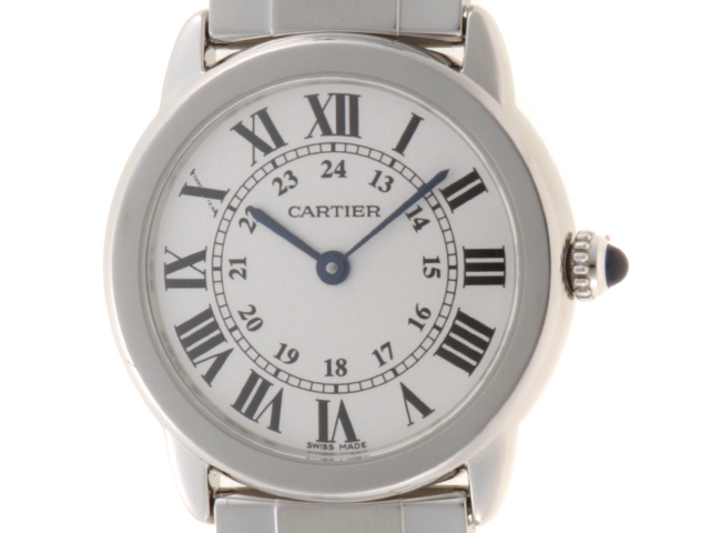 Cartier カルティエ 時計 ロンドソロSM W6701004 シルバー ステンレススチール クオーツ レディース  （2148103477966）【200】 の購入なら「質」の大黒屋（公式）