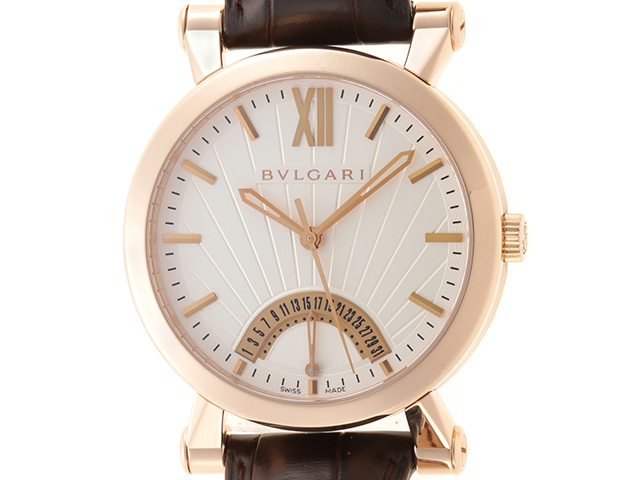 ブルガリ BVLGARI ソティリオ 125周年記念モデル SBP42WGLD K18ピンクゴールド 自動巻き メンズ 腕時計