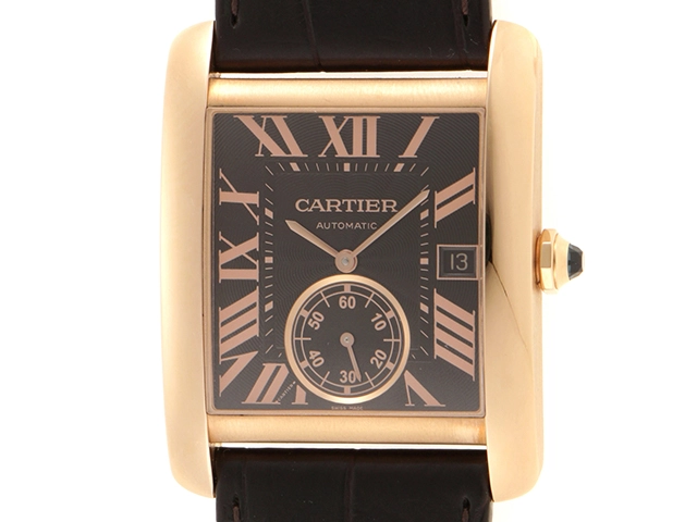 CARTIER カルティエ 腕時計 タンク MC W5330002 K18ピンクゴールド／レザー 自動巻き 2020年ギャラ【472】SJ  の購入なら「質」の大黒屋（公式）