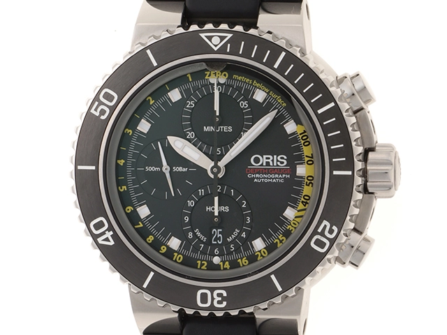 ORIS オリス アクイス デプスゲージ クロノグラフ 01 774 7708 4154