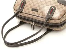 GUCCI グッチ GGクリスタル ハンドバッグ 293594 ベージュ/ダーク