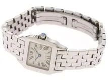 Cartier　カルティエ　サントス　ドゥモアゼルSM　クオーツ　電池式　女性用腕時計　レディース　W25075Z5　本体のみ　【433】2148103480898