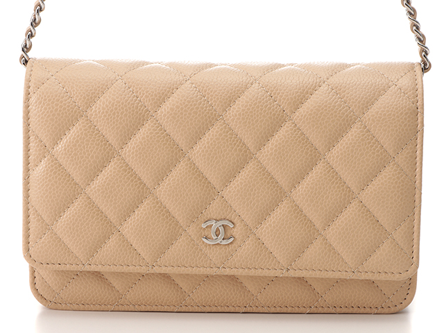 CHANEL シャネル マトラッセ チェーンウォレット AP0250 キャビア ...