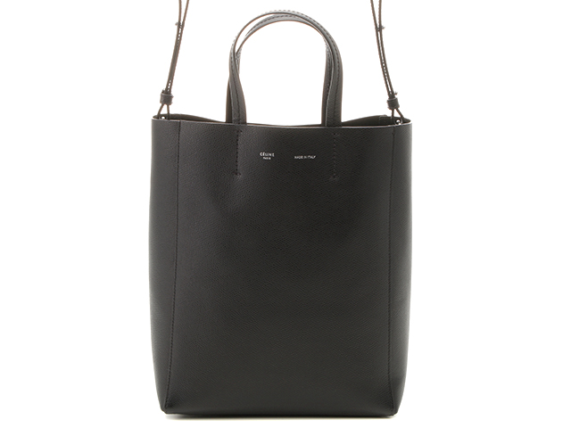 【ネット限定】　CELINE　セリーヌ　バーティカル　カバ　スモール　176183XBA　レザー　ブラック　【888】　2148103482311　K