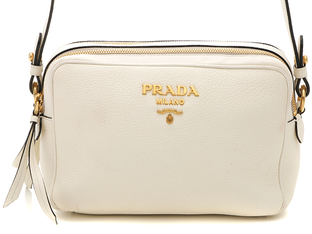 プラダ PRADA Wジップ ショルダーバック ショルダーバッグ レデ