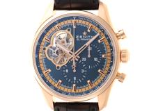 ZENITH　ゼニス　時計　クロノマスターエル･プリメロ オープンジャパンエディション　20本限定　18.2043.4061/57.C700　メンズ　自動巻き　ピンクゴールド/革　PG/革　2148103484452【430】