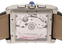 Cartier　カルティエ　時計　タンクMC デイト　W5330008　メンズ　自動巻き　グレー　ステンレス/革　SS/革　2148103484582【430】