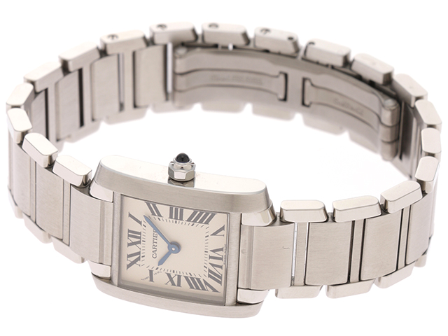 Cartier カルティエ タンクフランセーズSM レディース時計 クオーツ SS