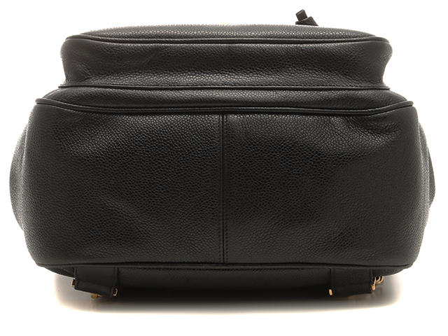 CHANEL シャネル リュックサック ブラック/GP キャビア【430