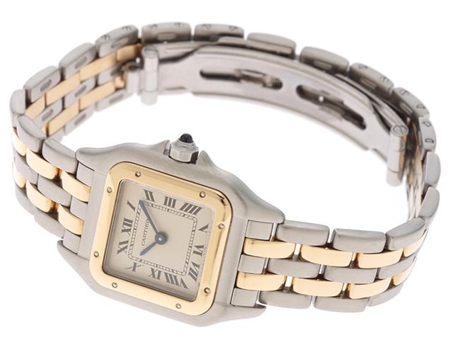 Cartier カルティエ パンテールSM 2ロウ 1120/2 SS/YG Cartier カルティエ パンテールSM 2ロウ 1120/2 SS/YG