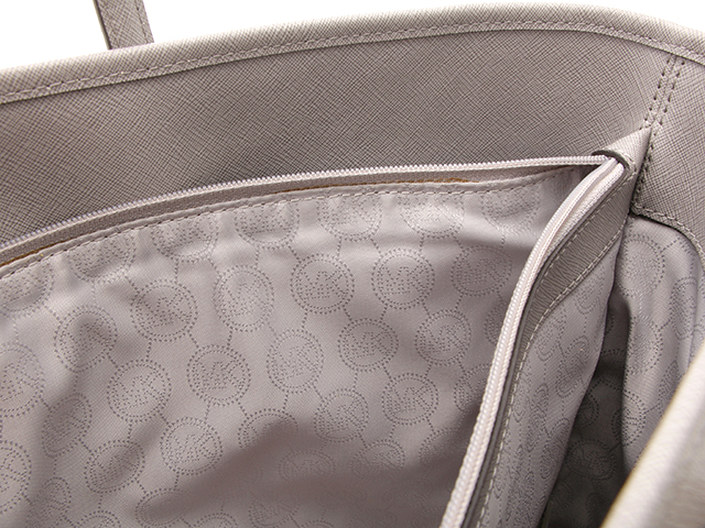 MICHAEL KORS マイケルコース トートバッグ グレー レザー