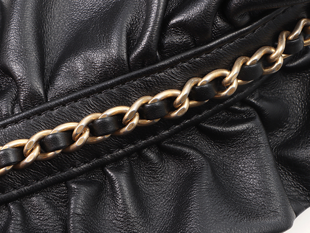 CHANEL シャネル ミニマトラッセ フリル チェーン ショルダーバッグ 