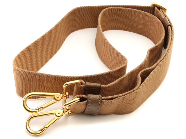 PRADA プラダ カナパ ミニ B2439G キャンバス ブラウン【430